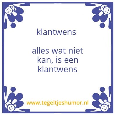 Tegeltje: test