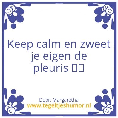 Tegeltje: Humor