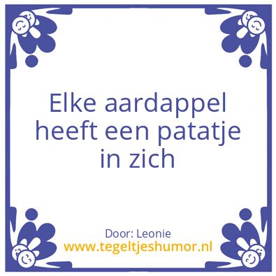 Tegeltje: Geil