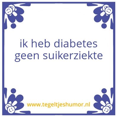 Tegeltje: dik