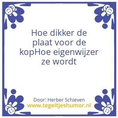 Tegeltje: Herbert