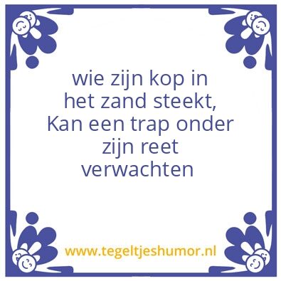 Tegeltje: Bla bla