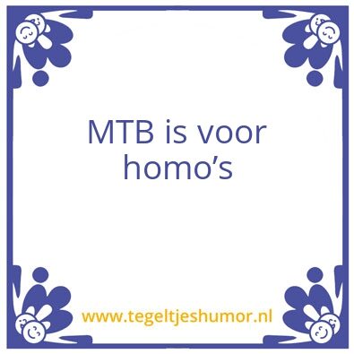 Tegeltje: Test