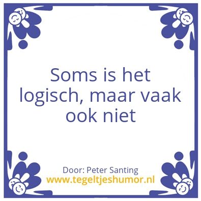 Tegeltje: Peter Santing