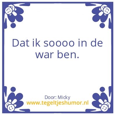 Tegeltje: Soooo