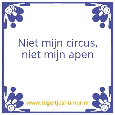 Tegeltje: Aap