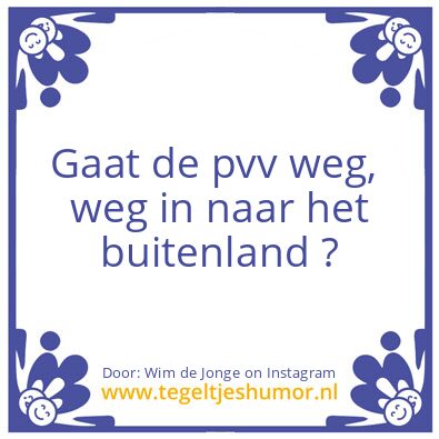 Tegeltje: pvv ?