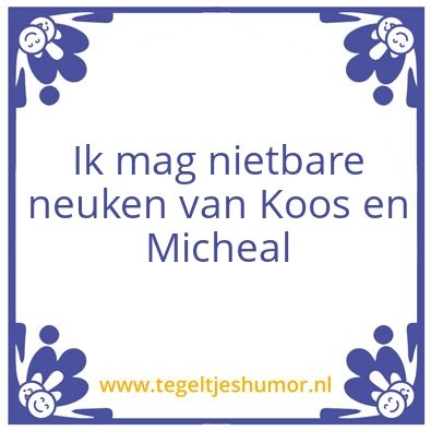 Tegeltje: Amici