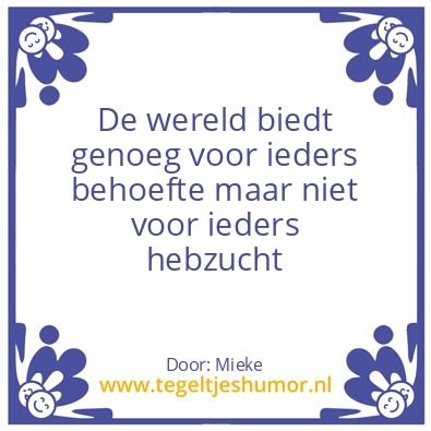 Tegeltje: Van Mieke