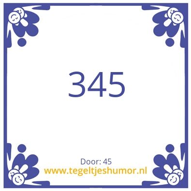 Tegeltje: 435