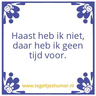 Tegeltje: Haats