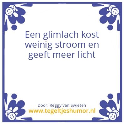 Tegeltje: De herfst is een glimlach