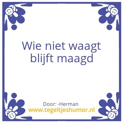 Tegeltje: Just do it