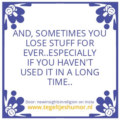 Tegeltje: SOMETIMES