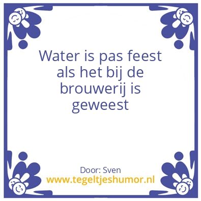 Tegeltje: Bier