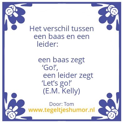 Tegeltje: Tom
