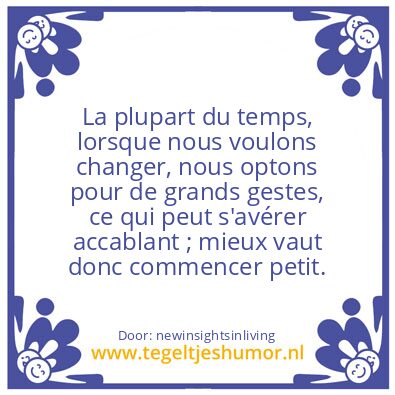 Tegeltje: Changes.