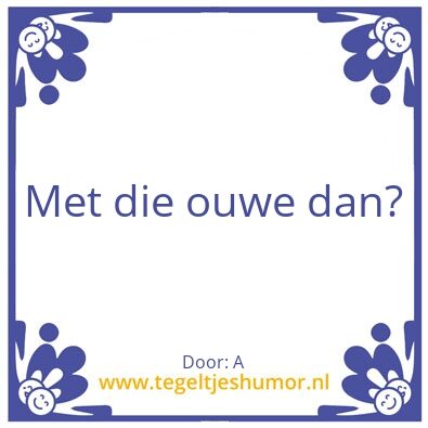 Tegeltje: A