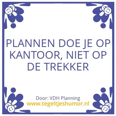 Tegeltje: VDH