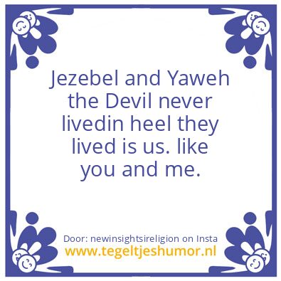 Tegeltje: Hell ?