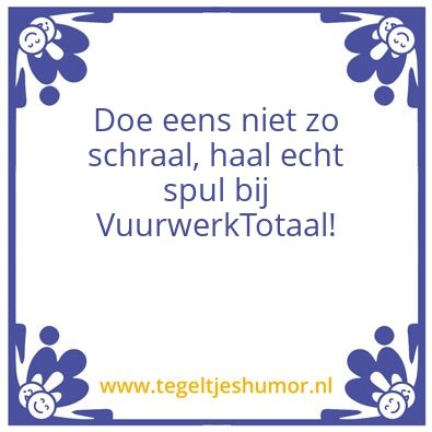Tegeltje: VWT
