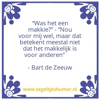Tegeltje: Bart
