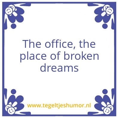 Tegeltje: OFFICE