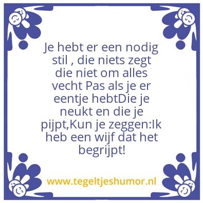 Tegeltje: Toon