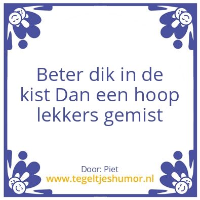 Tegeltje: Grappig