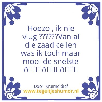 Tegeltje: Tegel