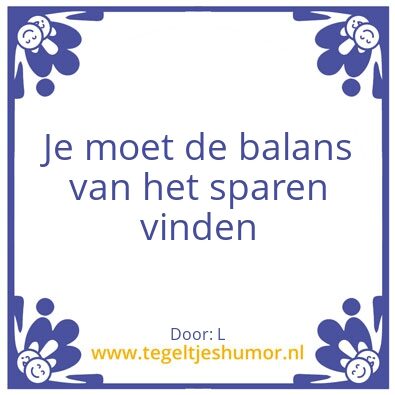 Tegeltje: L