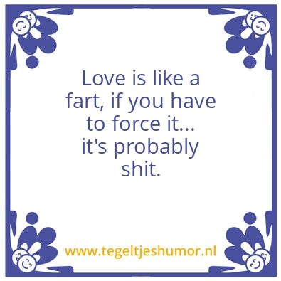 Tegeltje: Shit
