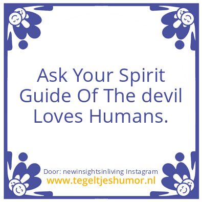 Tegeltje: Ask Your Spirit Guide :