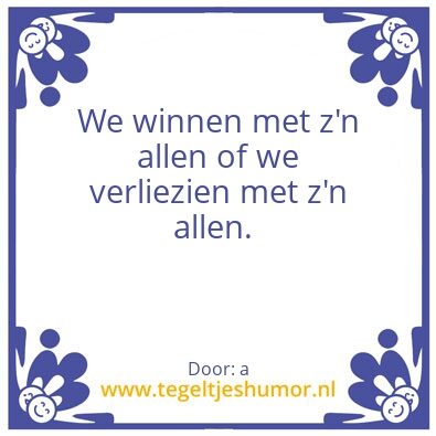 Tegeltje: a