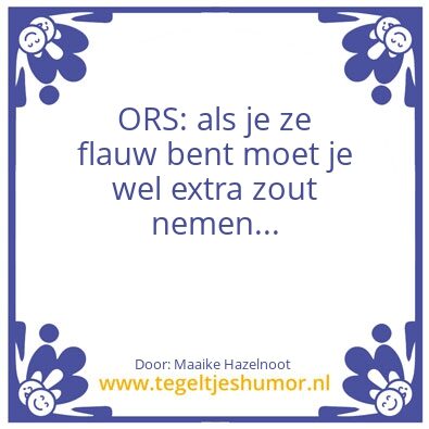 Tegeltje: Ors