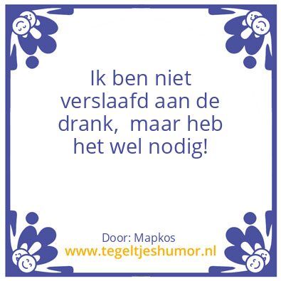 Tegeltje: Bier