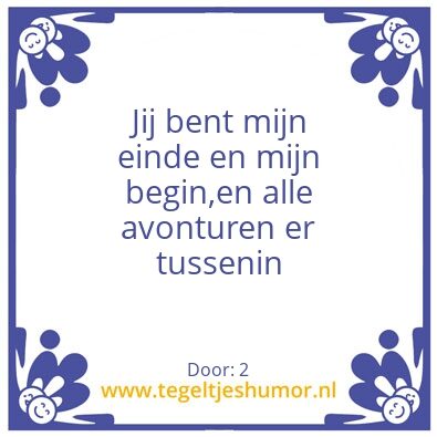 Tegeltje: 1