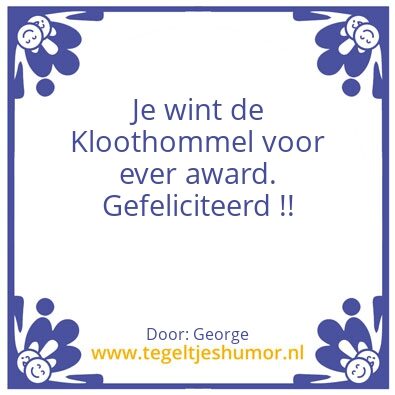 Tegeltje: KH
