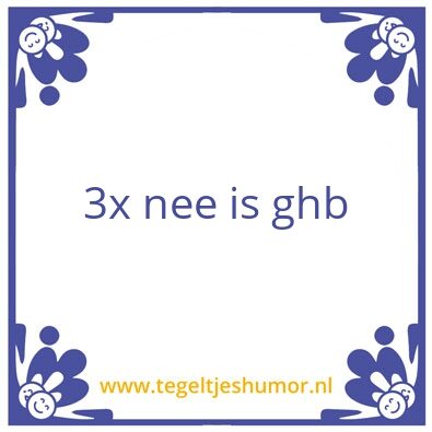 Tegeltje: B