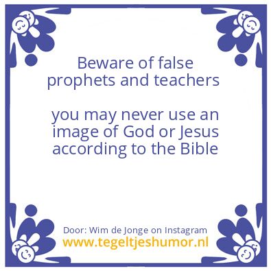 Tegeltje: beware