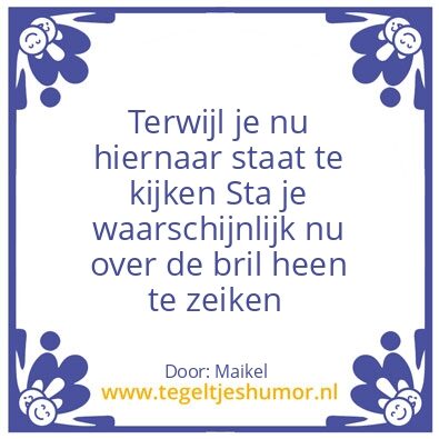 Tegeltje: Oeps
