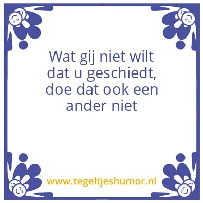 Tegeltje: Respect