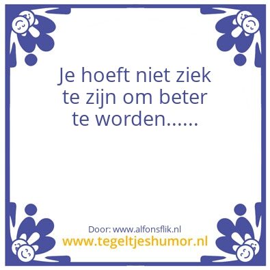 Tegeltje: Verbeterplan