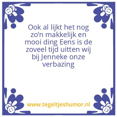 Tegeltje: sdfsd