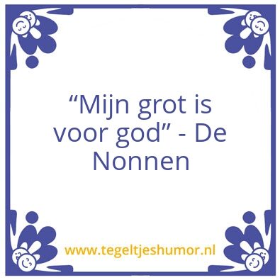 Tegeltje: God