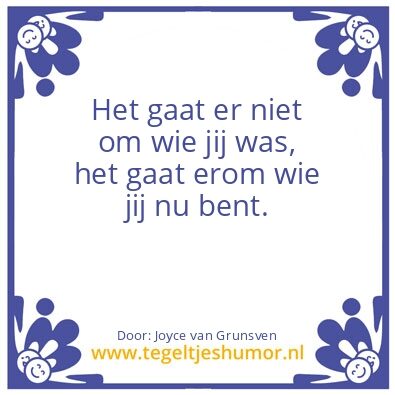 Tegeltje: Jij