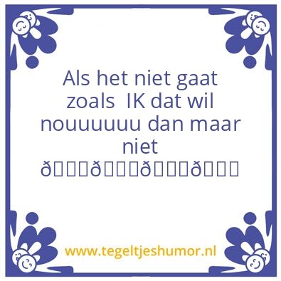 Tegeltje: IK