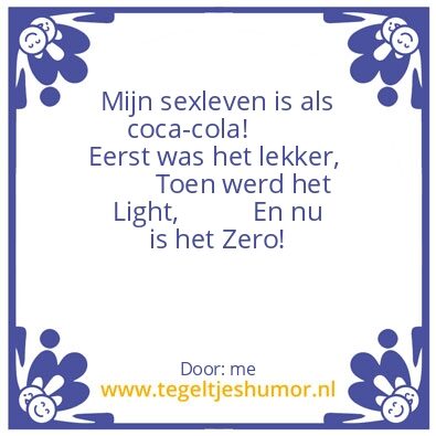 Tegeltje: cola