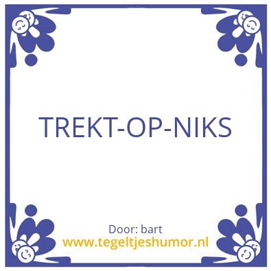 Tegeltje: marc
