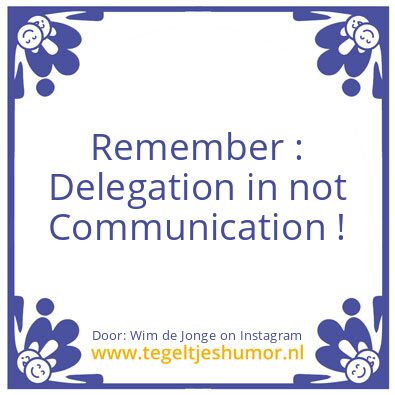 Tegeltje: Remember :